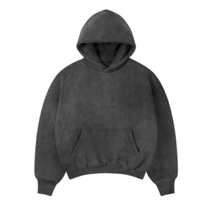 1000 GSM 'Vintage Black' Double Hoodie