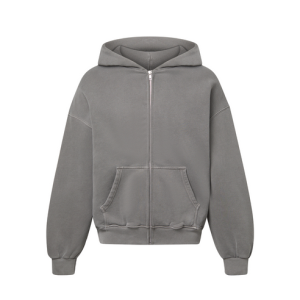 450 GSM ‘Mud Gray’ Zipper