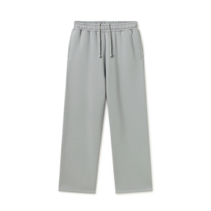 450 GSM 'Neutral Gray' Straight-leg Pants