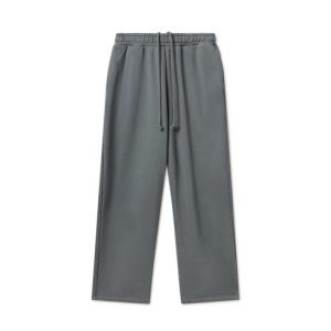 600 GSM 'Iron Gray' Straight-leg Pants