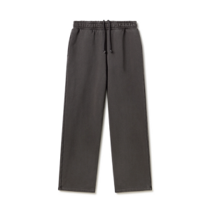600 GSM 'Anthracite' Straight-leg Pants