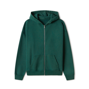 600 GSM 'British Racing Green' Zipper