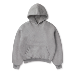 1000 GSM 'Ash Gray' Double Hoodie
