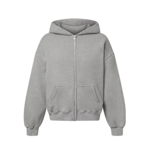 450 GSM ‘Ash Gray’ Zipper