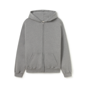 600 GSM 'Ash Gray' Zipper