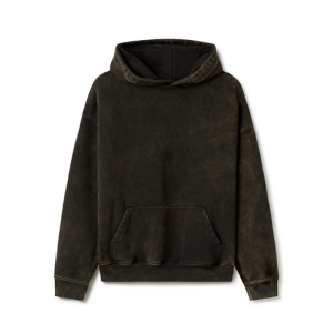 600 GSM 'Bleach Black' Hoodie