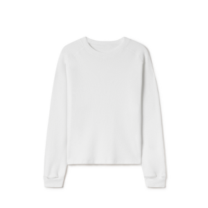 350 GSM 'Bone White' Thermal Longsleeve