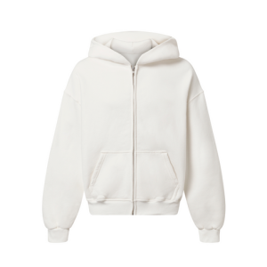 450 GSM 'Bone White' Zipper