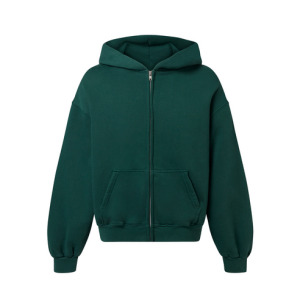 450 GSM 'British Racing Green' Zipper