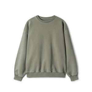600 GSM 'Vintage Olive' Crewneck