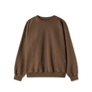 600 GSM 'Mocha Brown' Crewneck