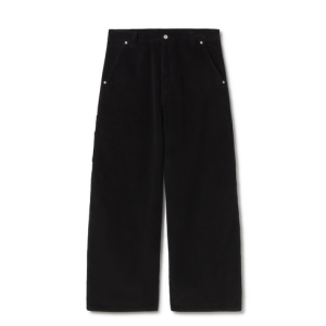 'Jet Black' Corduroy Pants