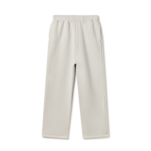 450 GSM 'Ecru' Straight-leg Pants