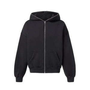 450 GSM 'Jet Black' Full-Zip