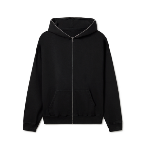 600 GSM 'Jet Black' Full-zip