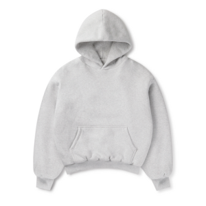 1000 GSM 'Light Heather Gray' Double Hoodie