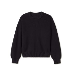 7 Gauge 'Jet Black' Knit