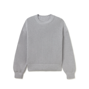 7 Gauge 'Light Heather Gray' Knit