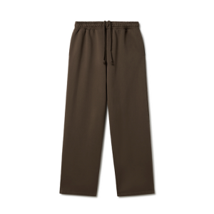 600 GSM 'Mocha Brown' Straight-leg Pants