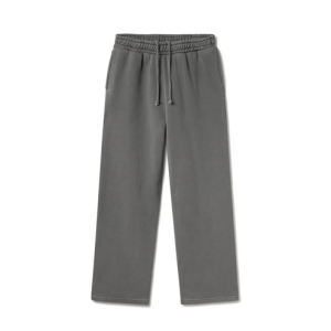 450 GSM 'Mud Gray' Straight-leg Pants