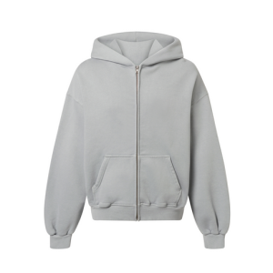 450 GSM 'Neutral Gray' Zipper