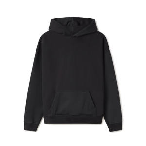 600 GSM 'Jet Black' Hoodie