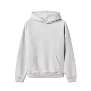 600 GSM 'Light Heather Gray' Hoodie