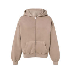 450 GSM 'Vintage Taupe' Zipper