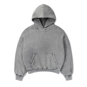 1000 GSM 'Vintage Gray' Double Hoodie
