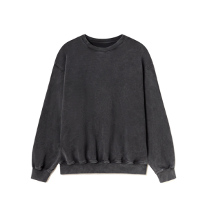 600 GSM 'Vintage Black' Crewneck
