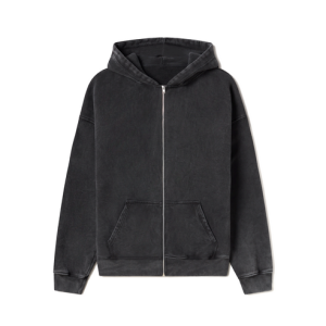 600 GSM 'Vintage Black' Zipper