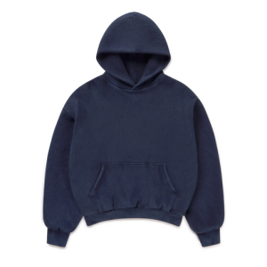 1000 GSM 'Vintage Navy Blue' Double Hoodie