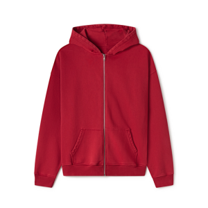 600 GSM 'Dark Red' Zipper