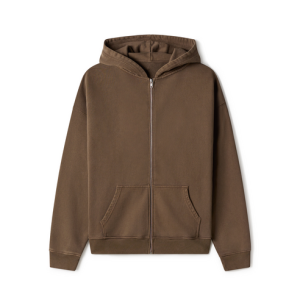 600 GSM 'Mocha Brown' Zipper
