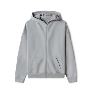 600 GSM 'Neutral Gray' Zipper