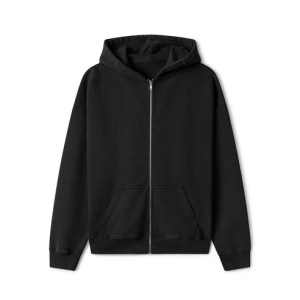 600 GSM 'Jet Black' Zipper