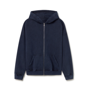 600 GSM 'Vintage Navy' Zipper