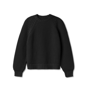 3 Gauge 'Jet Black' Knit