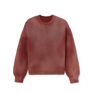 7 Gauge 'Faded Red' Knit