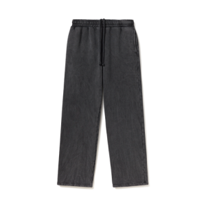 450 GSM 'Vintage Black' Straight-leg Pants